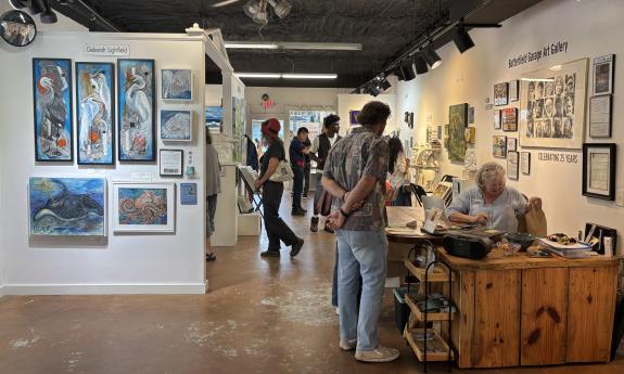 Inside the Butterfield Garage Gallery