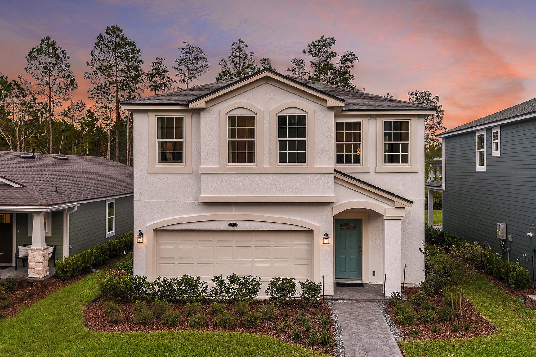 Two-story home in Rivertown community in St. Johns County, Florida