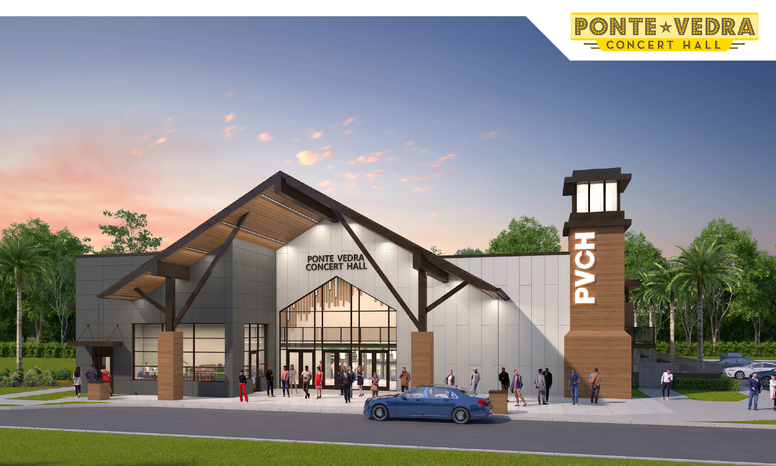 The rendition of the planned renovations of the Ponte Vedra Concert Hall