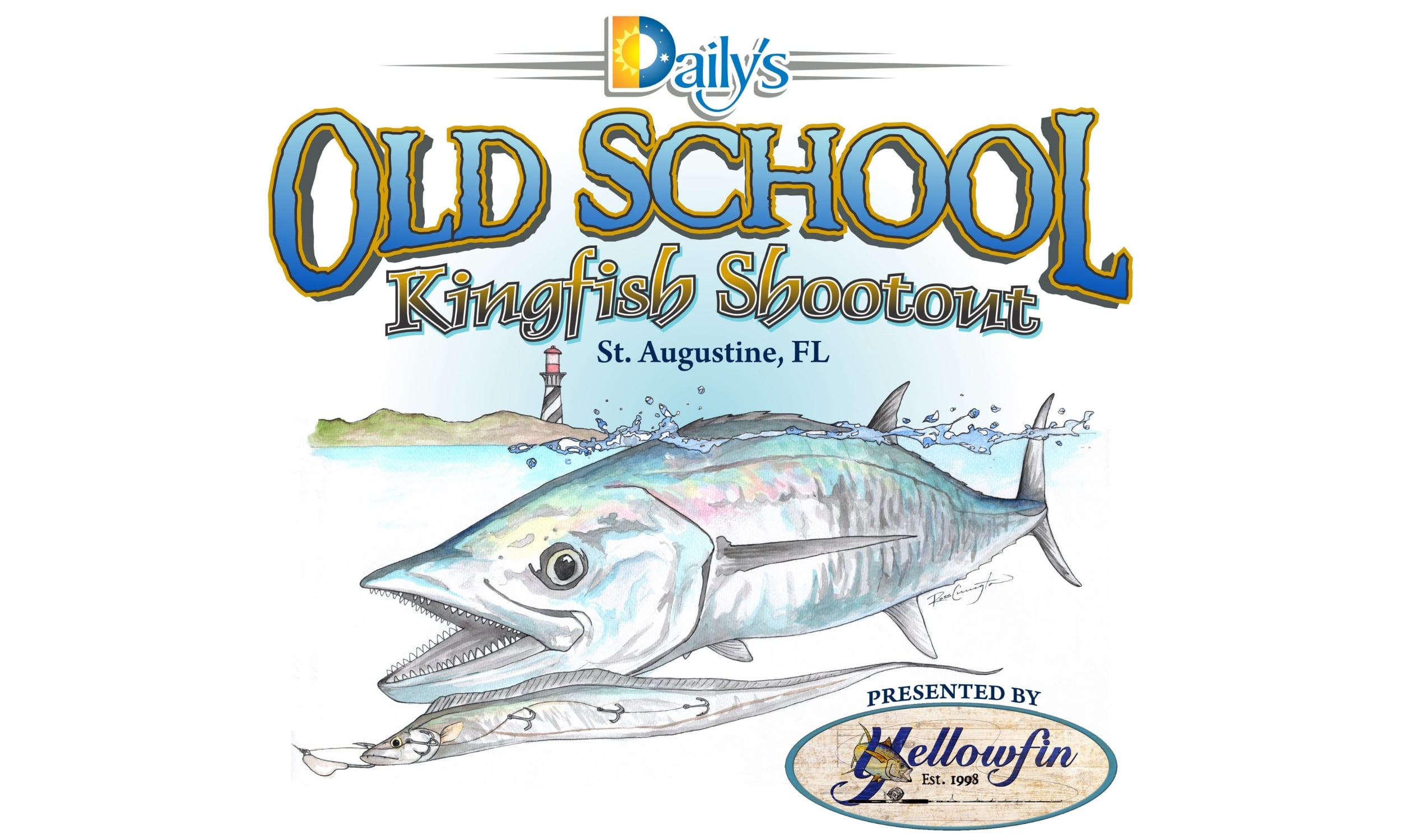 Logo for Daily's Old School Kingfish Shootout in St. Augustine