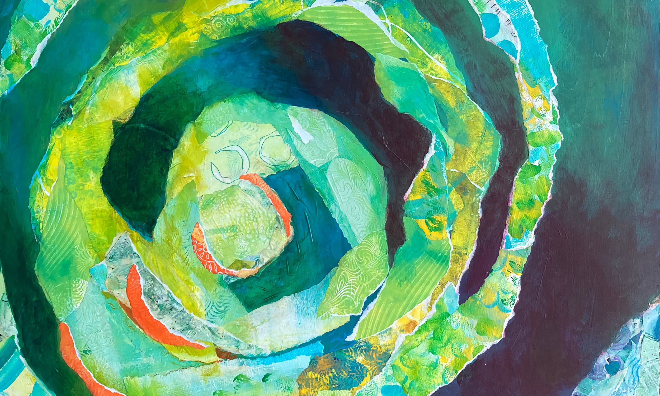 Artwork by Mary K. Shaw called Widening Circles