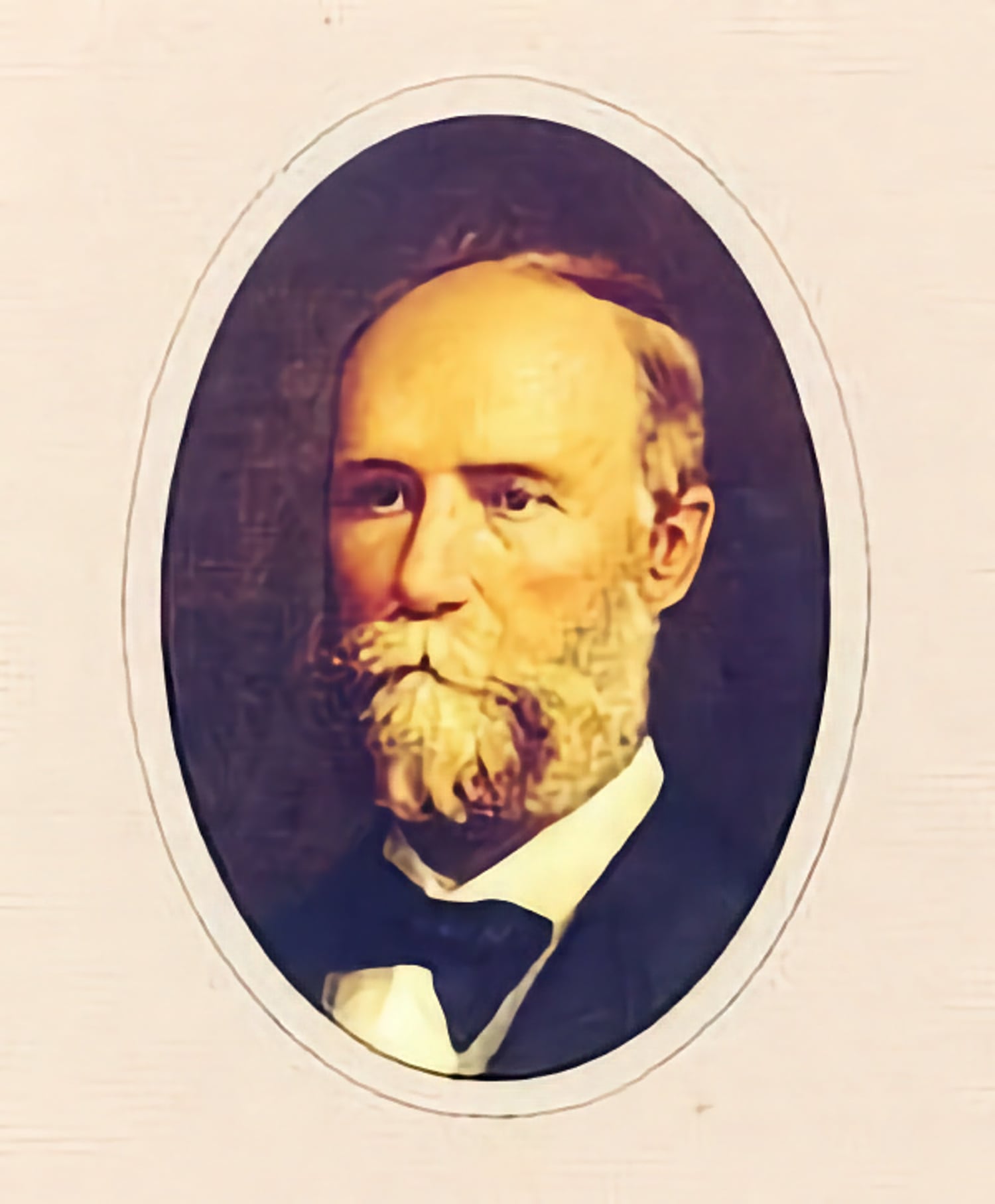 Color portrait of Edmund Jackson Davis