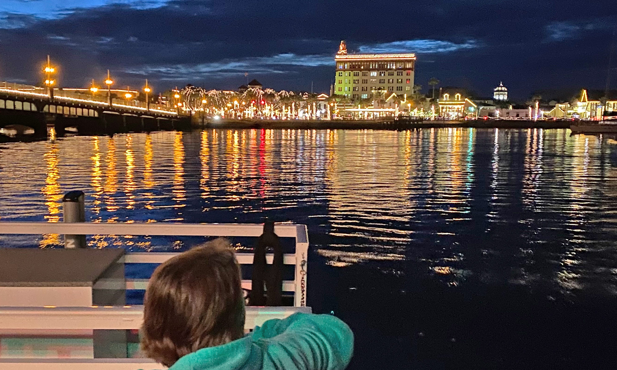 Red Boat Tours - Nights of Lights from boat