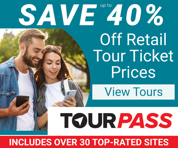 TourPass, Save up to 40% off retail tour ticket prices