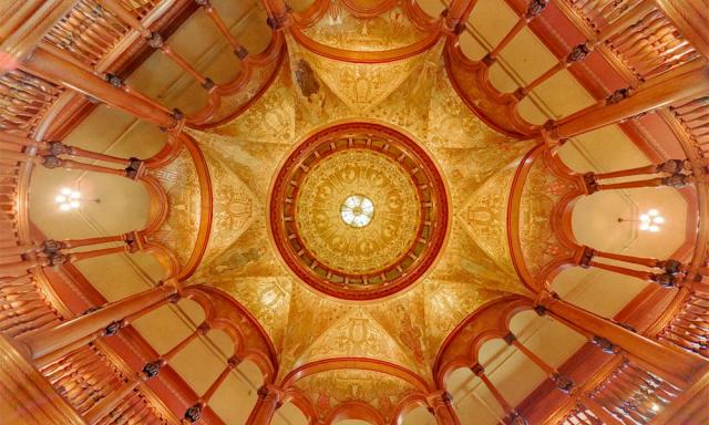 The Rotunda of the former Ponce de Leon Hotel, now Flagler College, in St. Augustine, Florida.