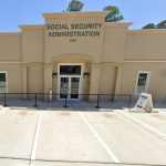 A full color image of the Social Security Administration office in St. Augustine, Florida.