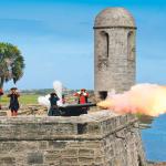 Cannon Firing at the Castillo de San Marcos