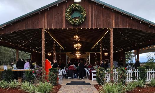 The site of the St. Augustine Orchestra's holiday concert at Kelly Farms