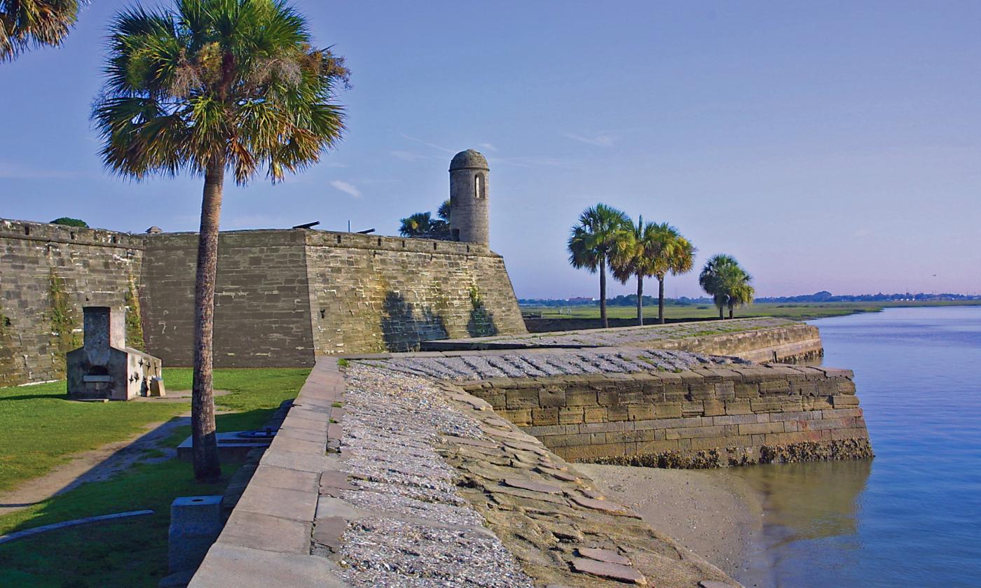 Sunrise over the Castillo de San Marcos