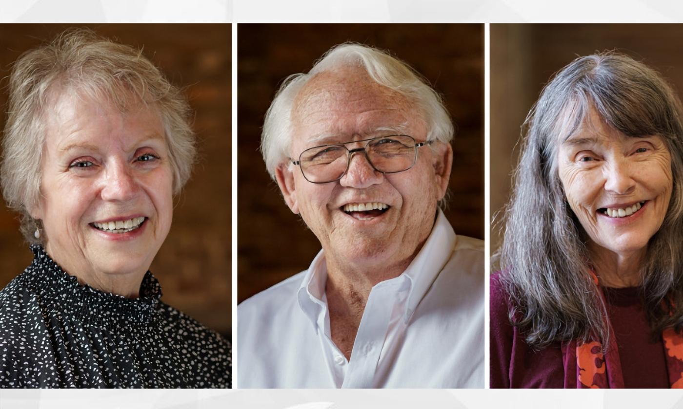 Three members of the Florida Storytelling Troupe, in a composite photo. 