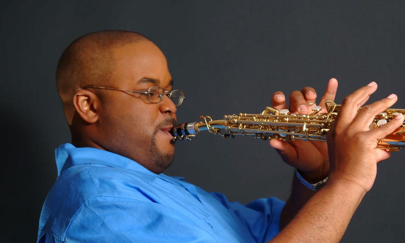 Melvin Smith playing his fabulous saxophone.