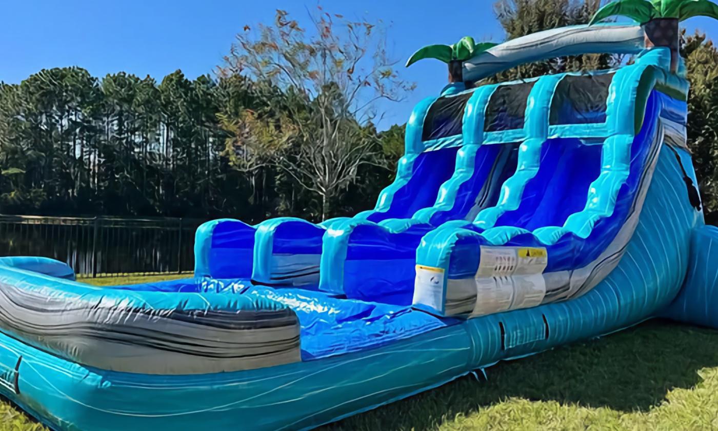 The paradise plunge 15' slide