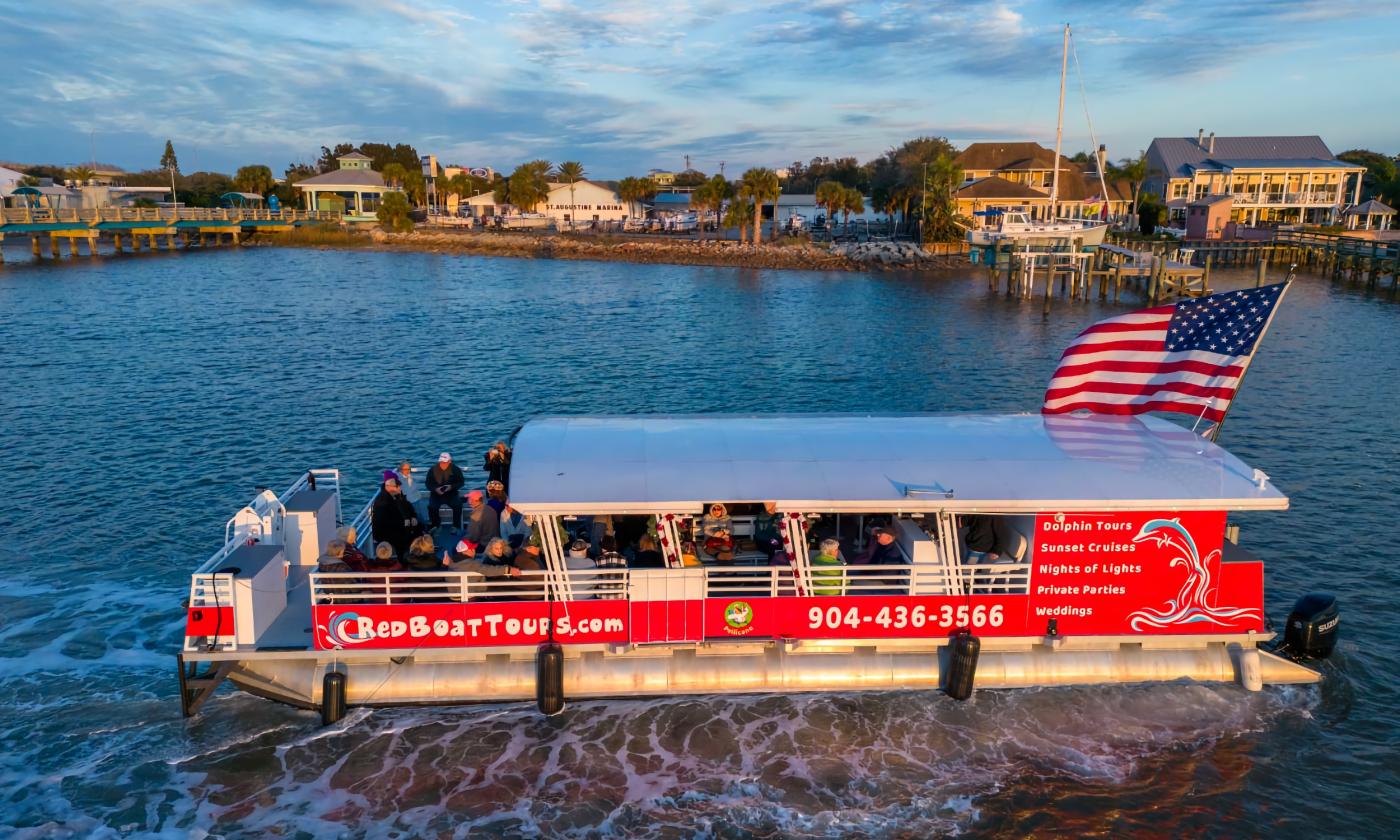 Red Boat Tours Visit St. Augustine