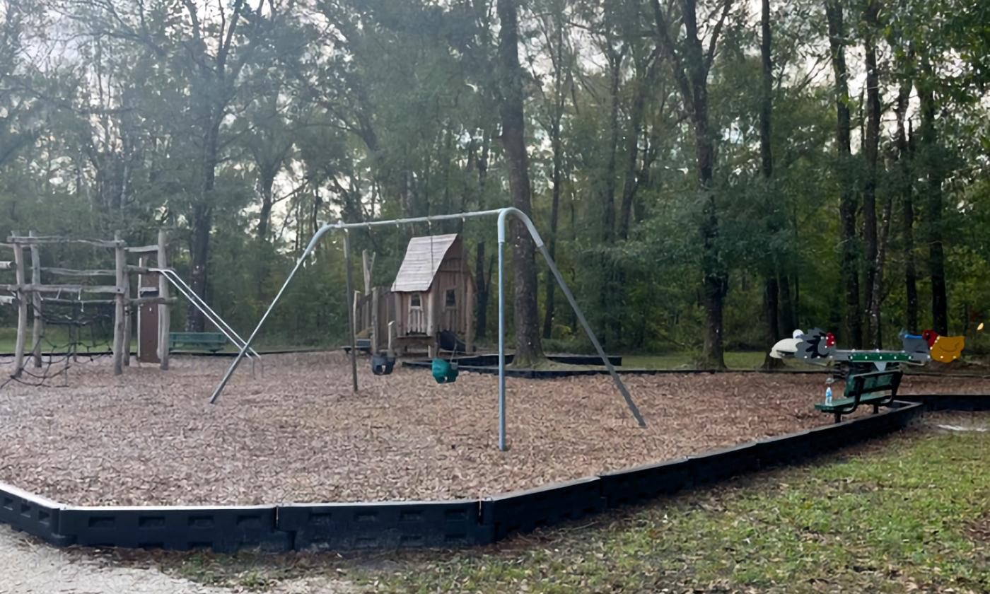 The playground area at Flagler Estates