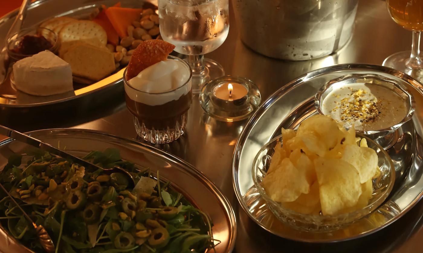 A spread of food offered at Bar Citra