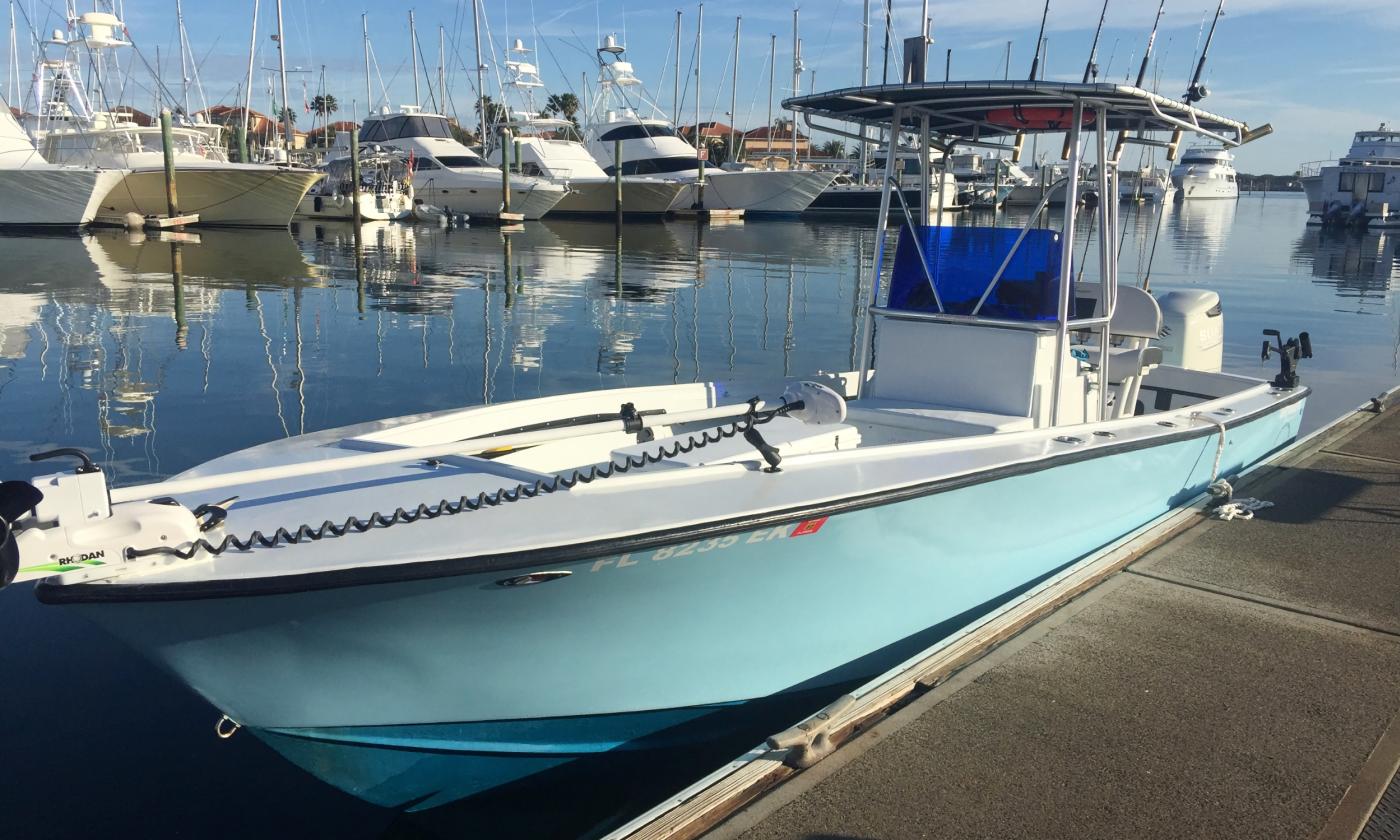 The boat used by Great White Charters