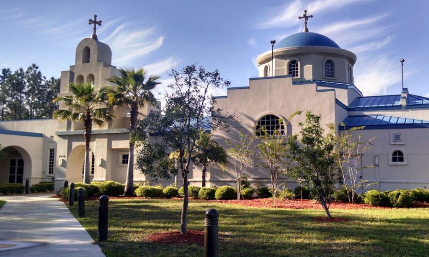 The Holy Trinity Greek Orthodox Church where there is new icongraphy in St. Augustine