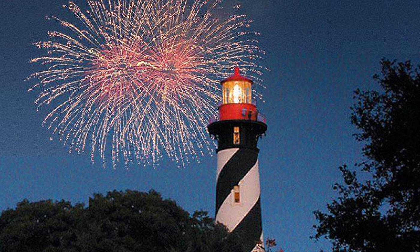 4th of July Fireworks at Lighthouse Visit St. Augustine