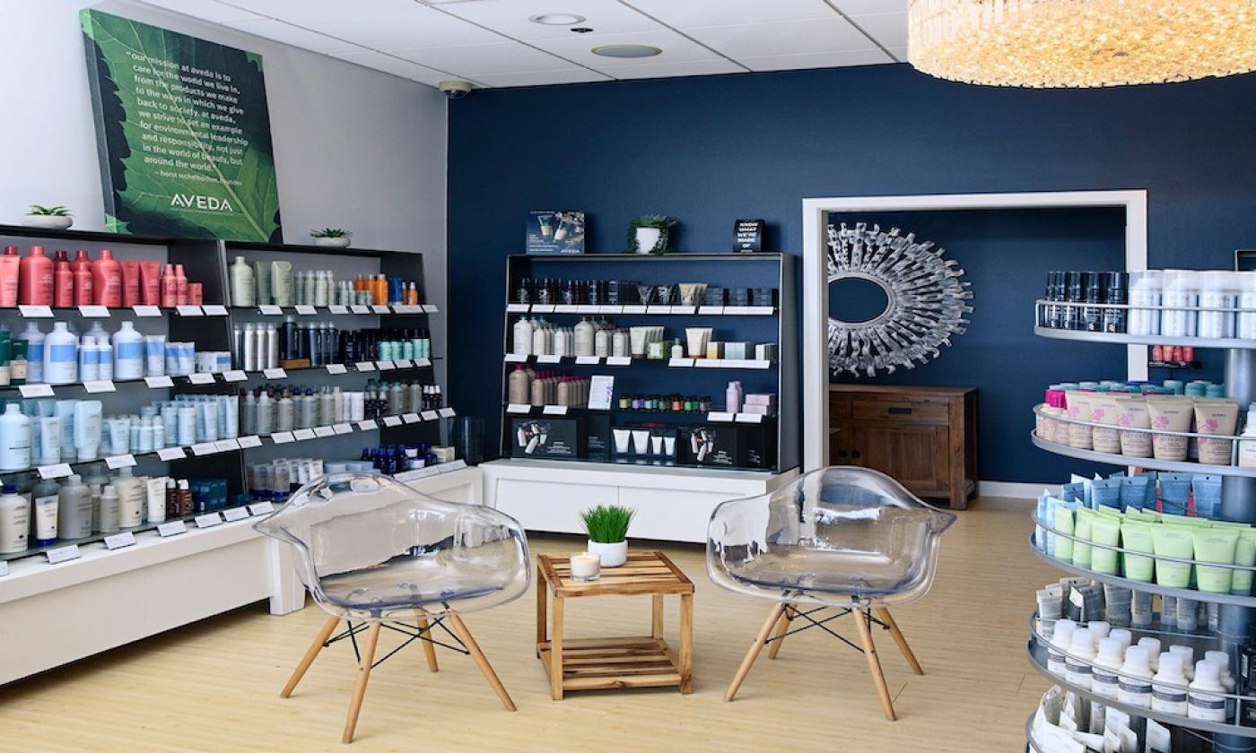 Inside Panache - An Aveda Salon & Spa - in St. Augustine, FL