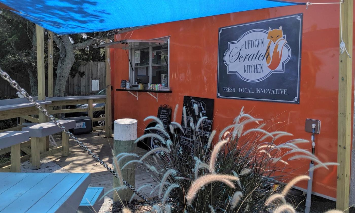 Uptown Scratch Kitchen Food Truck is one of the anchors at Marina Munch in St. Augustine.