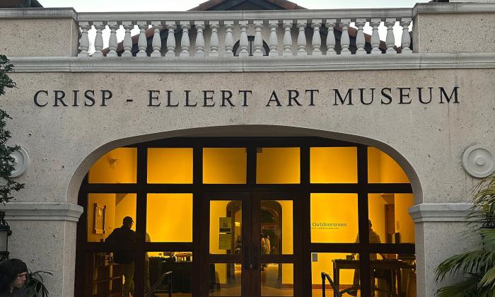 The exterior of the Crisp-Ellert Art Museum