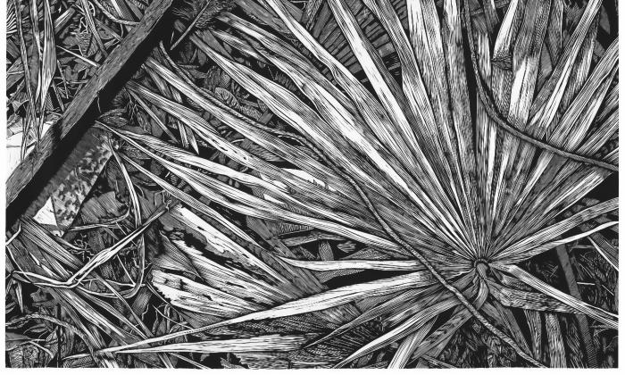 A section of an untiled work of art by Donald Martin