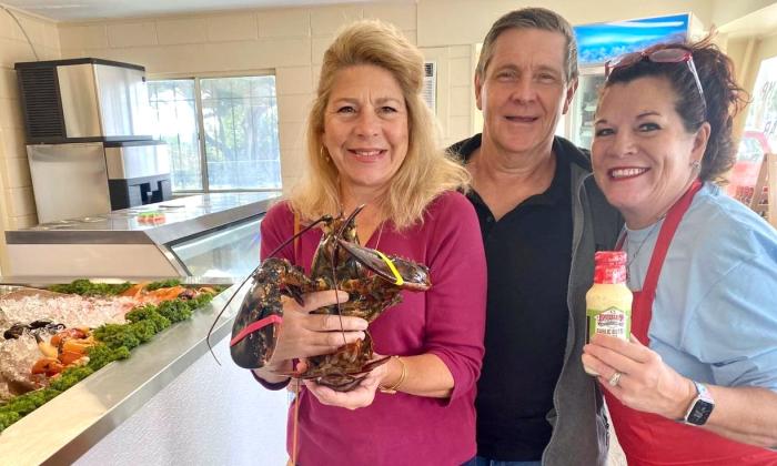 Lobster at BJ's Seafood Market in St. Augustine.