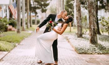 A wedding in historic downtown St. Augustine captured by Bridget Gabrielle Photography.