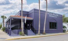 The exterior of Dog Rose Brewing Co. in the Lincolnville area of St. Augustine