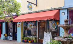 The outside of Burrito Works Taco Shop as seen from St. George Street