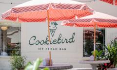 The outside patio area of Cookiebird