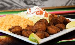 Camarones empanizados at Casa Maria Express in St. Augustine.