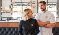 Ember & Iron owners, Chef Michael and Brittany Cooney 