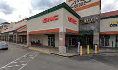 The GNC storefront at the St. Augustine Premium Outlets