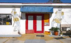 The front entrance to Out There Antiques in St. Johns Country.