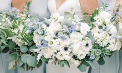 Southern Grace Fresh Floral Market's St. Augustine wedding bouquets.