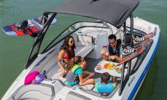 Summer Breeze Boat Rental tubing with kids 