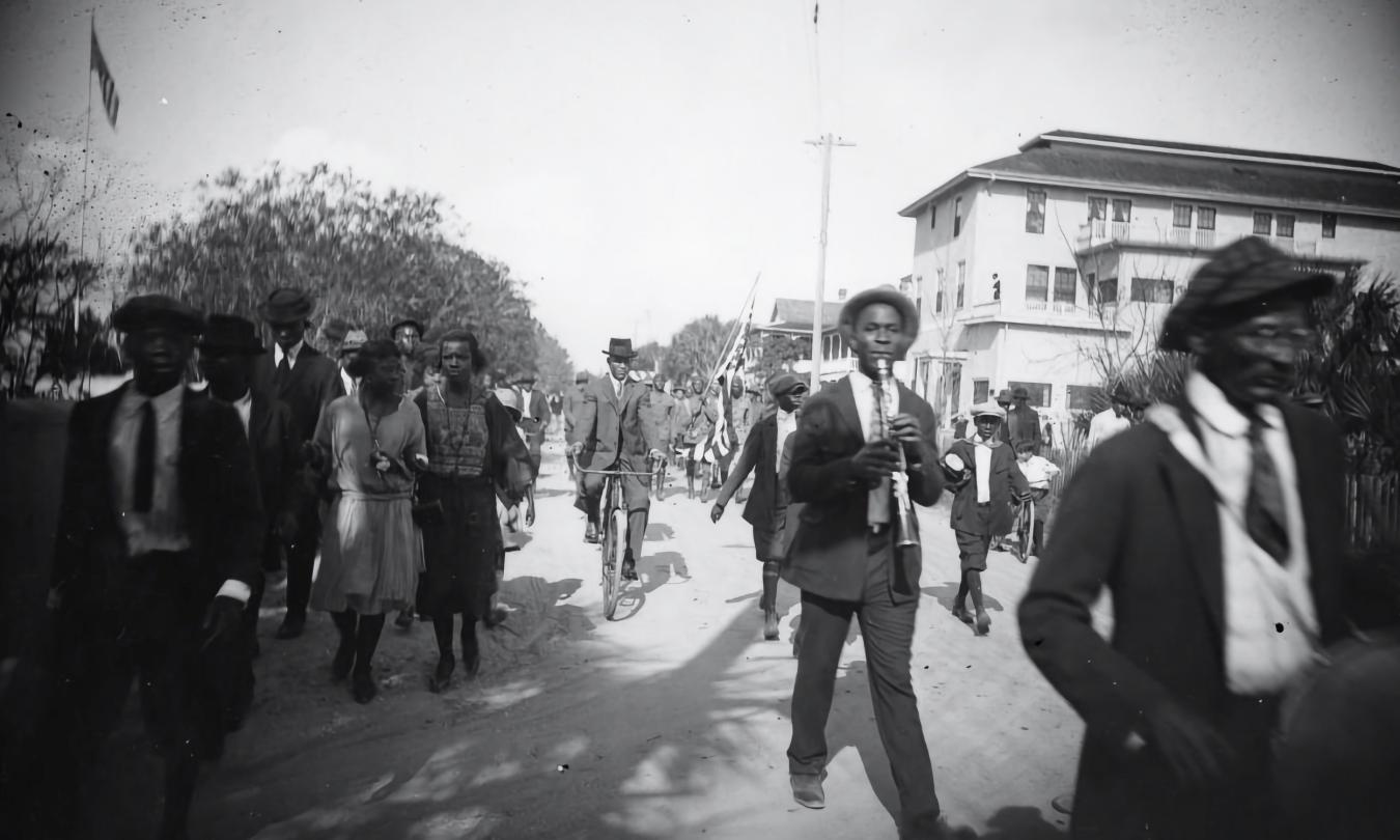 Lincolnville residents celebrate Emancipation Day with an annual parade in 1920