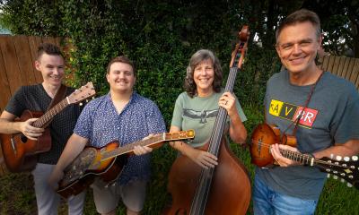 Four members of the North Florida Taildraggers.