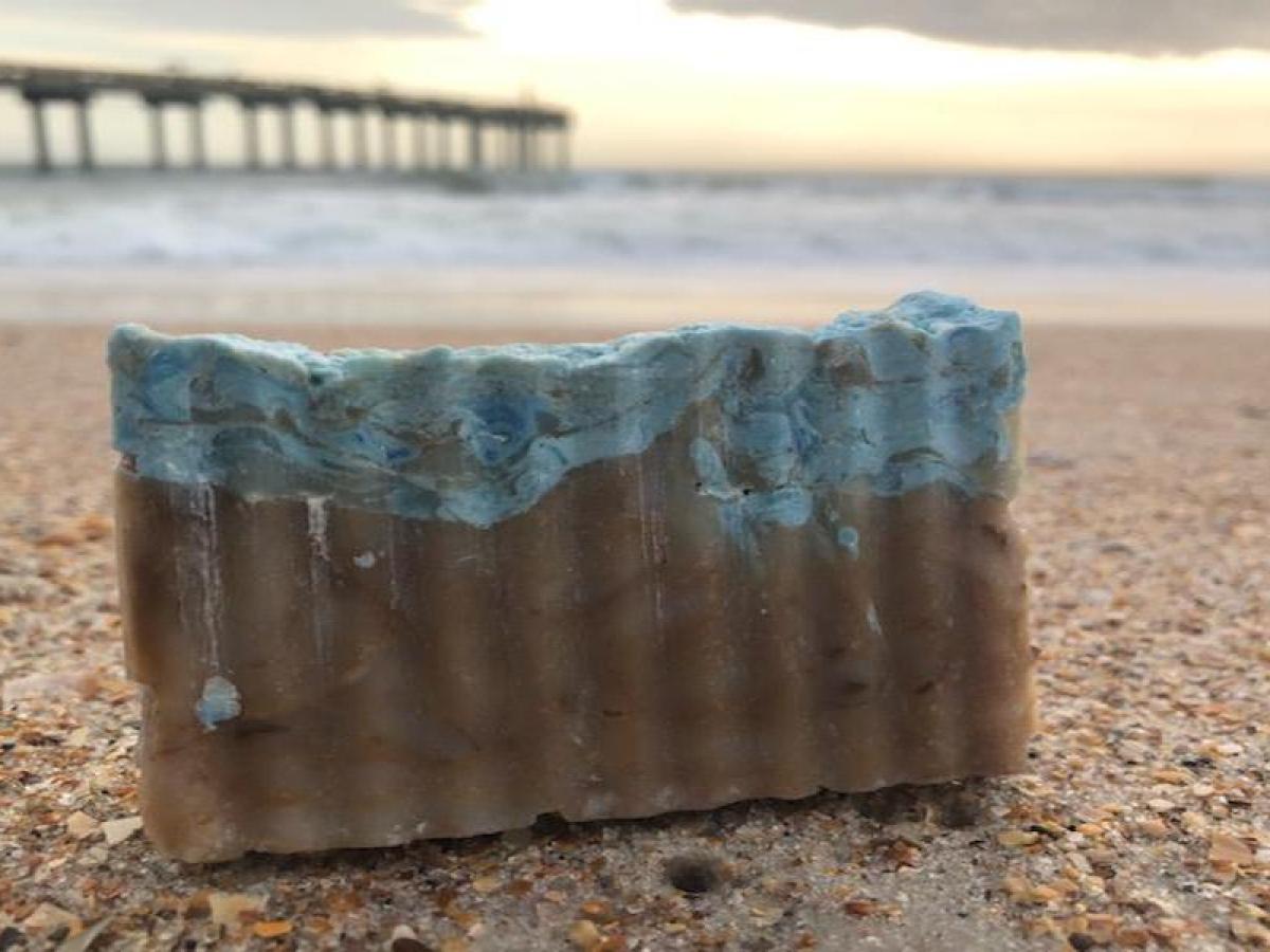 Ocean Water & Sand Cold Process Soap