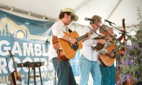 The Peyton Brothers on the Pickin' Stage at the 2023 Gamble Rogers Festival