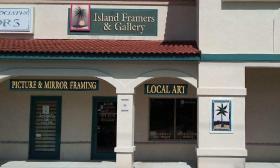 The exterior of Island Framers & Gallery