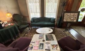 A lounge area for guests at the Carriage Way Bed and Breakfast in St. Augustine