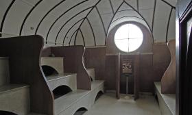 One of the curative baths at the Alcazar Hotel 