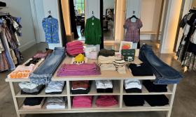 A clothes display at Gigi Rae