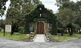 The historic chapel at the Mission