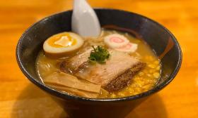 A bowl of ramen served at Matsukawa