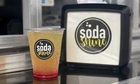 A mixed soda drink