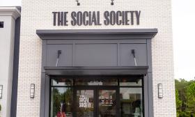 The storefront of The Social Society boutique