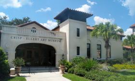 The exterior of Crisp-Ellert Art Museum